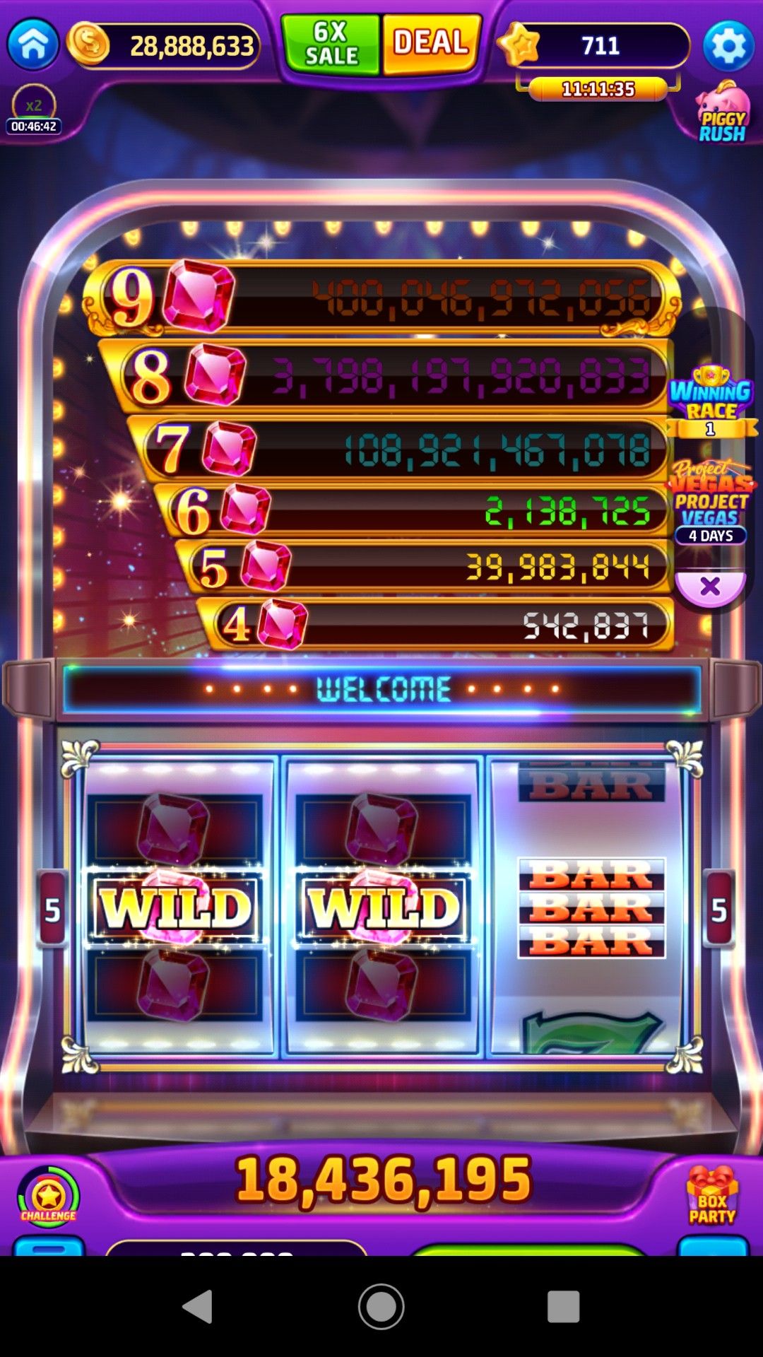 Party Casino game