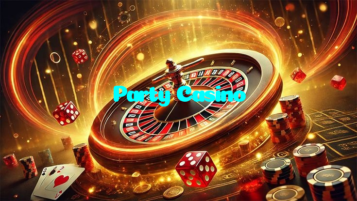 Party Casino casino presented on mobile device in Pakistan with slots and live games